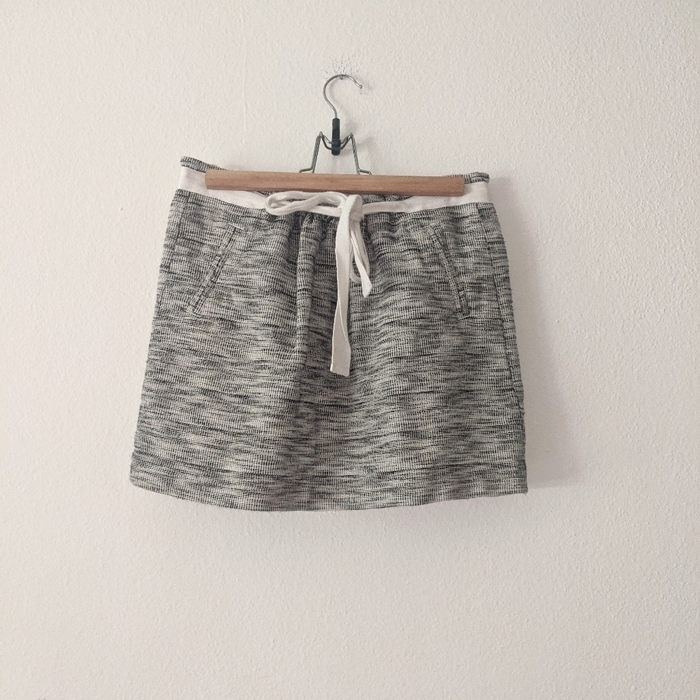 Fossil Heather Grey Mini Skirt
